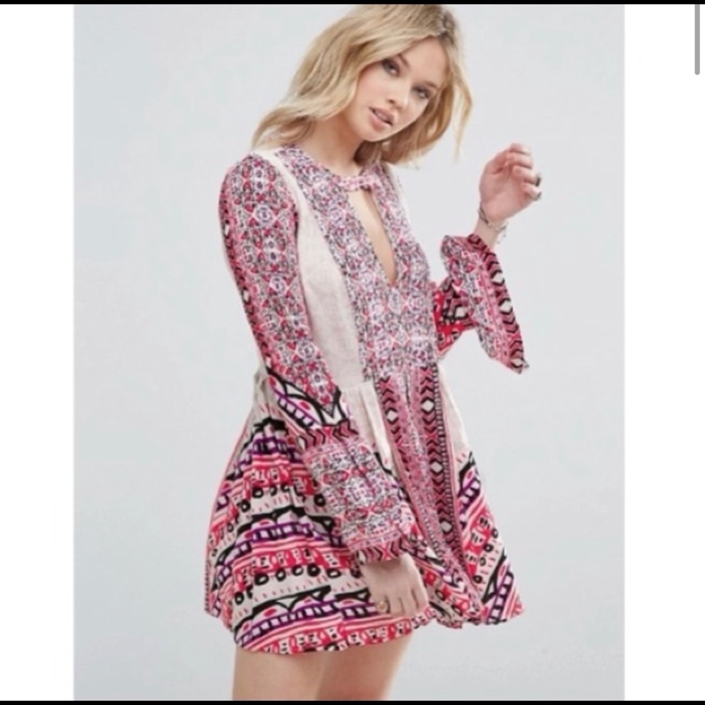 Free people Tegan dress in pink